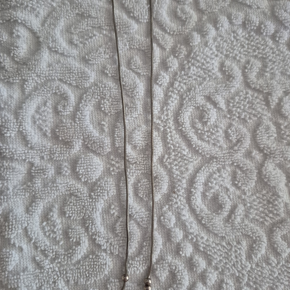 Lia Sophia Silver Peace Symbol Necklace - Picture 7 of 7